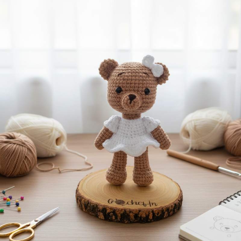 Pareja de Ositos a Crochet Patrón PDF