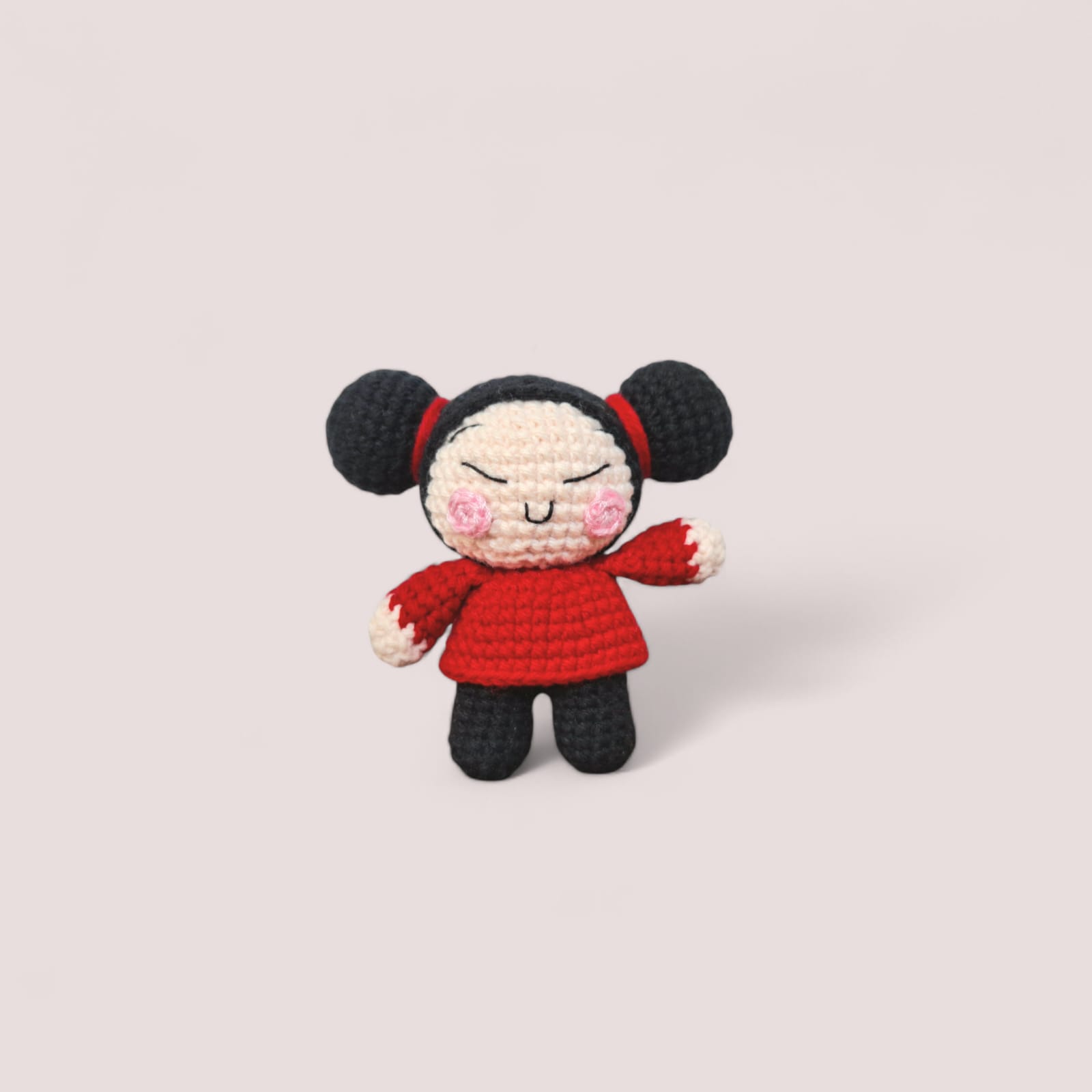  Amigurumi de Pucca y Garu en Hilo de Crochet - Muñecos Hechos a Mano