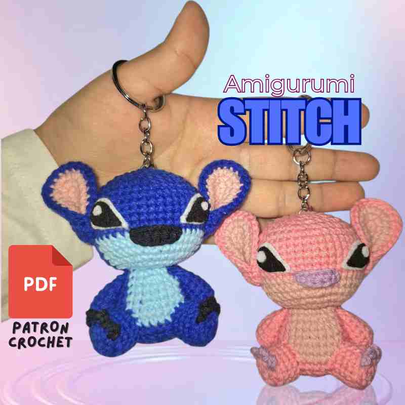 Stitch Amigurumi Patron en PFD