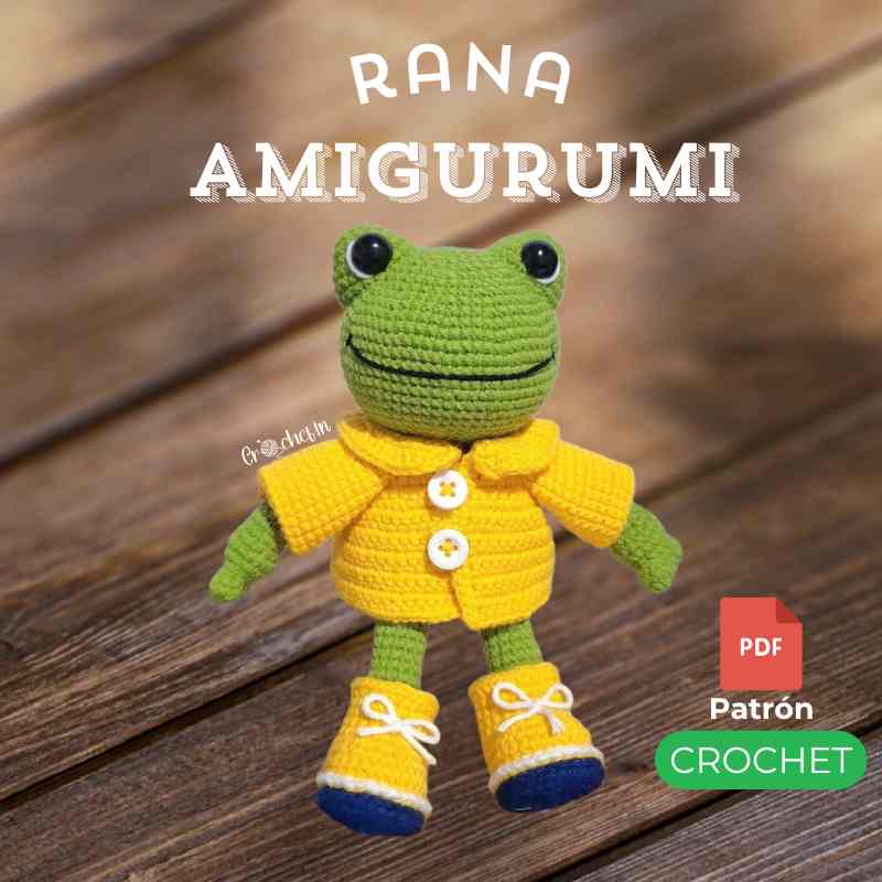 Patrón Rana Amigurumi Paso a Paso en PDF