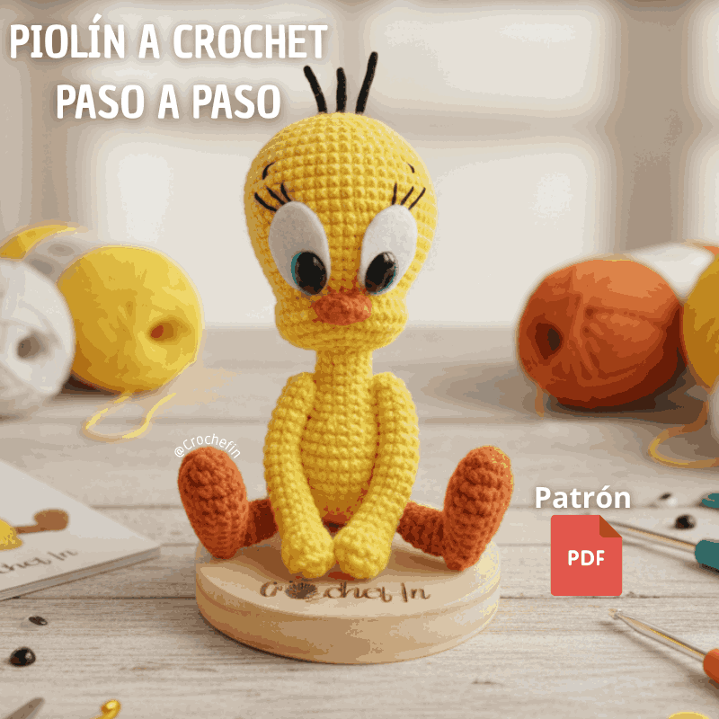 Piolín a Crochet Paso a Paso - Patrón PDF