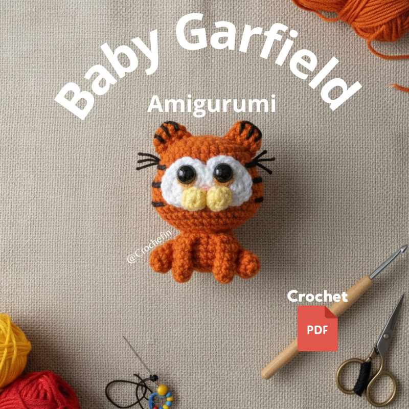 Baby Garfiel Amigurumi-Patrón PDF